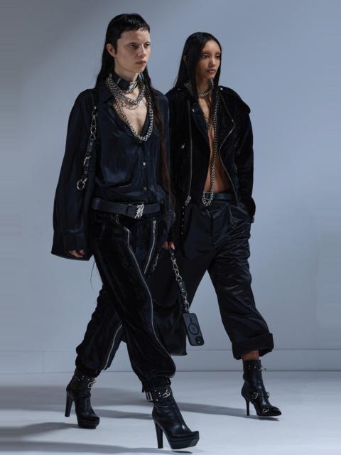 R13 FRONT ZIPPER SWEATPANT