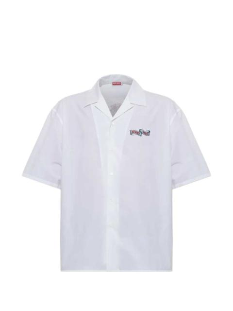 KENZO Kenzo Men Short-Sleeved Shirt With Tiger Print