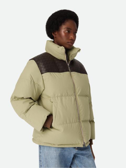 Bottega Veneta Frosted Poplin Puffer Jacket