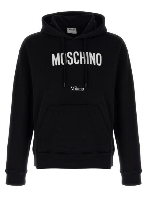 Moschino Moschino Men Logo Print Hoodie