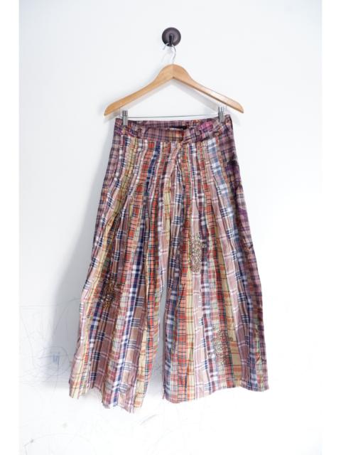 ISSEY MIYAKE Vintage Zucca Cut and Sew Patchwork Culottes Pants