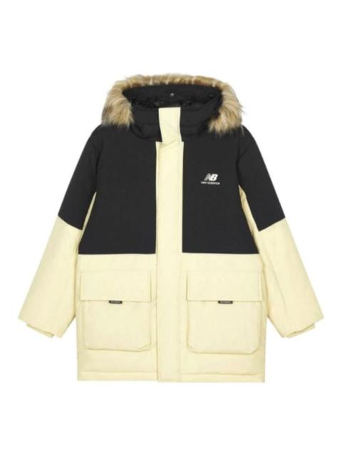New Balance New Balance Color Block Down Jacket 'Yellow Black' AMJ23355-GO