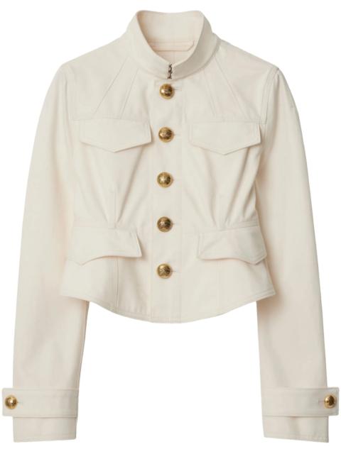 Burberry cropped cotton jacket