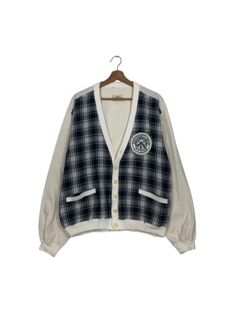 Other Designers Vintage - UNIVERSITY SHOP Ivy Club Checked Cardigan #1805-C16