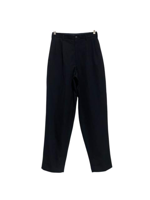 Yohji Yamamoto SS2001 Ys For Men Black Wool Rayon Baggy Pants