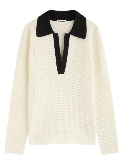 Jil Sander Cotton-knit Polo Jumper