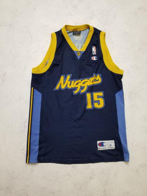 Champion Vintage Champion Denver Nuggets Anthony #15 Blue NBA Jersey