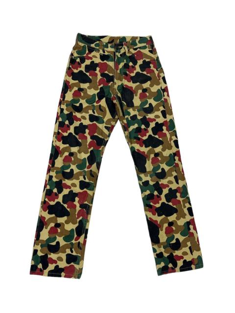 A BATHING APE HUMAN CAMO PANTS