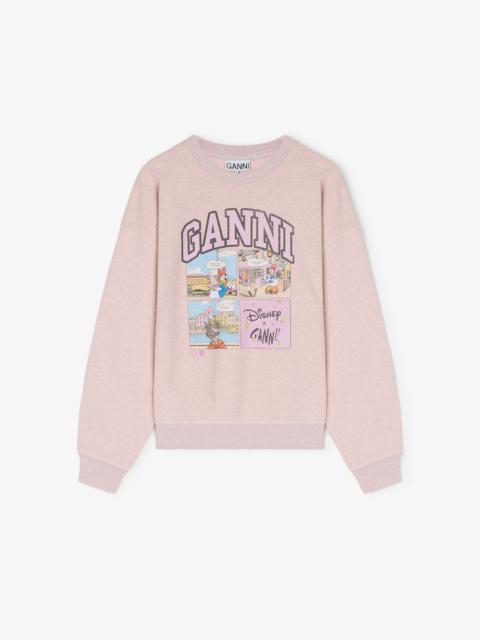 GANNI DAISY DUCK PINK COMIC SWEATSHIRT