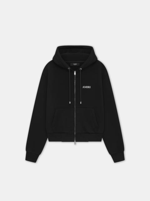 AMIRI RELAXED ZIP UP HOODIE