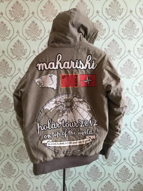 MAHARISHI Embroided Olaf tour 2012 jacket.Like Stone Island or MAstrum