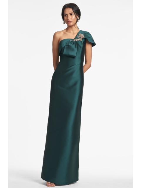 SACHIN & BABI Ines Gown - Forest Green