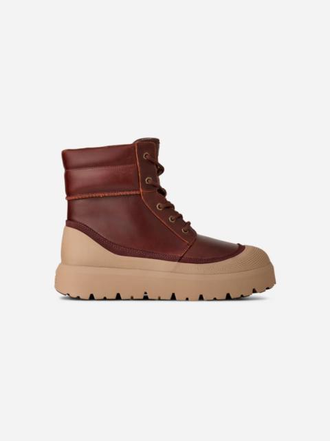 UGG ® Men's Neumel High Weather Hybrid Leather Classic Boots in Cordovan/White Pepper
