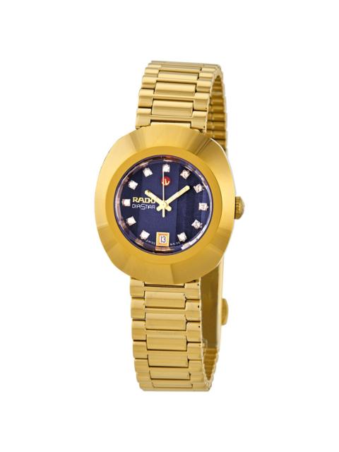 Other Designers Rado The Original Automatic Diamond Blue Dial Ladies Watch R12416523