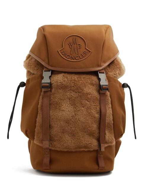 Soft virgin wool backpack