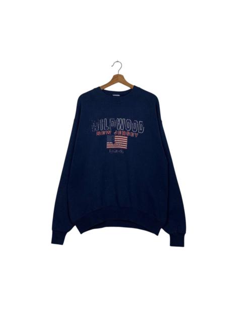 Other Designers Vintage - 90’s WILD WOOD New Jersey Usa Crewneck Sweatshirt #2005-C87