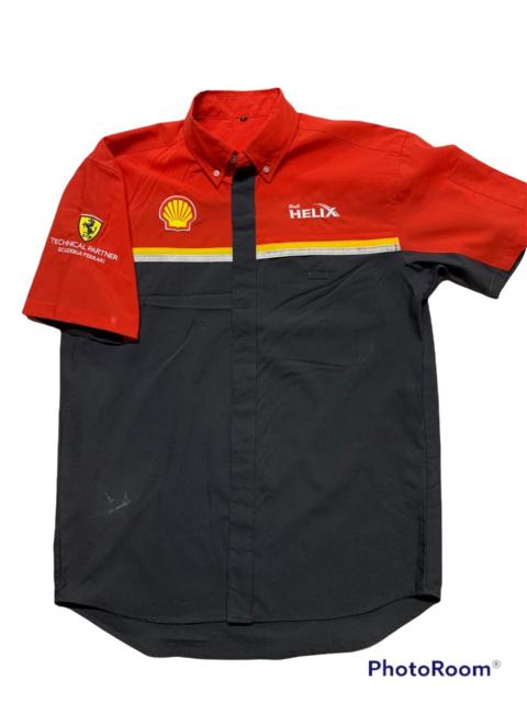 Other Designers Vintage - Shell x Ferrari Shirt L