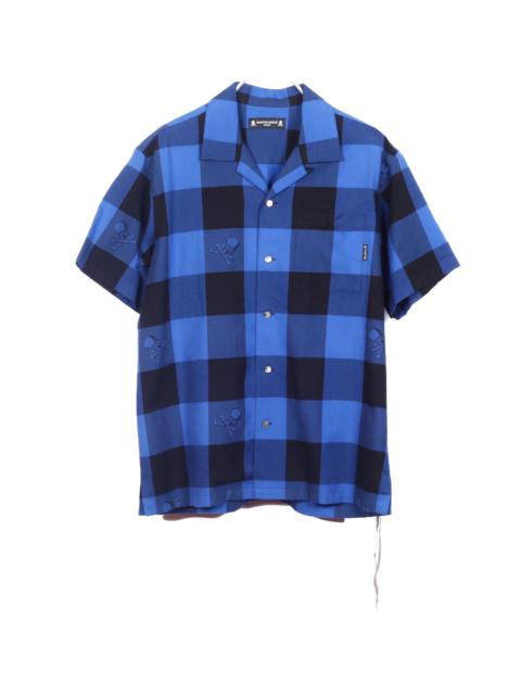 mastermind JAPAN Mastermind Japan Short Sleeve Mainline 20SS Blue Black Plaid Shirt