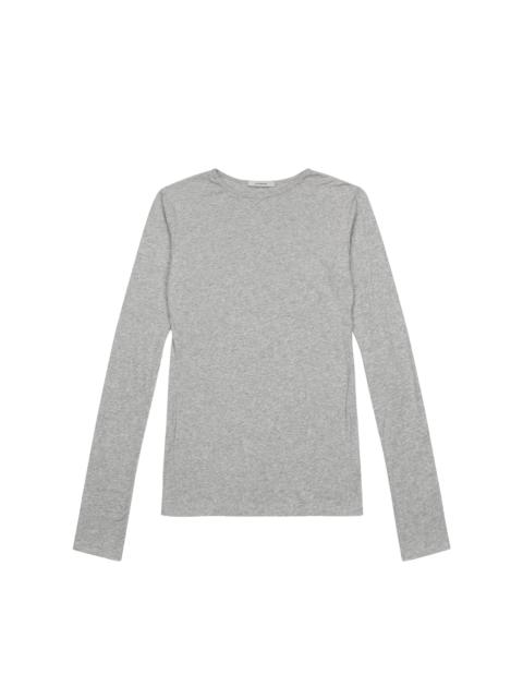 entire studios SHEER LONG SLEEVE GREY MARLE
