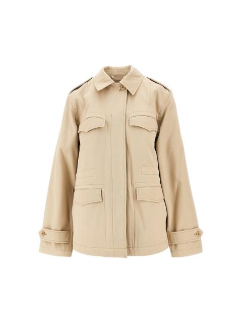 A.P.C. COTTON GABARDINE SAFARI JACKET
