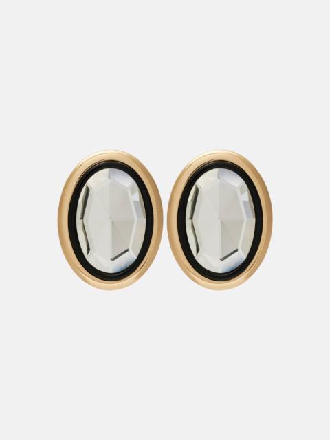 self-portrait Crystal-embellished eariings