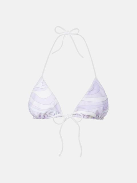 PUCCI Marmo bikini top