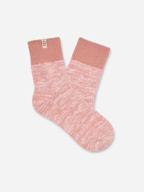 UGG ® Women's Rib Knit Slouchy Quarter Knit/Recycled Materials in Blush