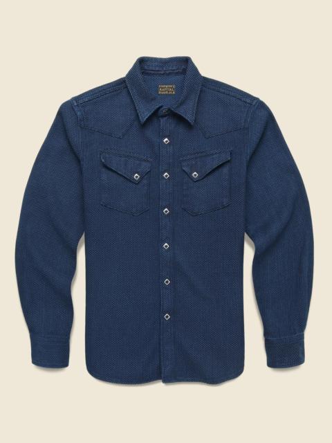 Kapital Sashiko Western Shirt - Indigo