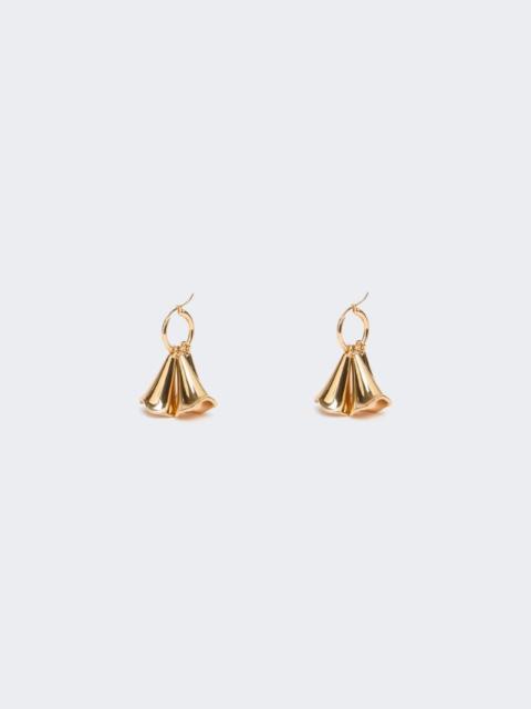 Sportmax Floral pendant earrings - gold