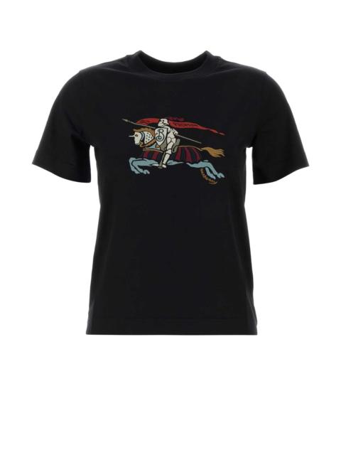 Burberry Burberry Women Black Cotton T-Shirt