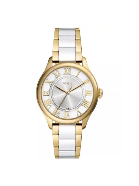 Other Designers Fossil Gilmore Quartz White Dial Ladies Watch CE1131