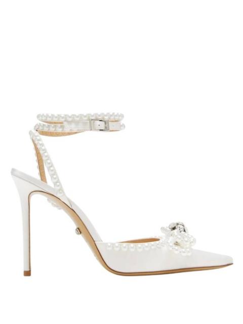 MACH & MACH Mach & Mach Bow Embellished Pointed Toe Pumps