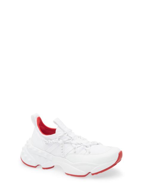 Christian Louboutin Christian Louboutin Trailnrun Spike Sneaker in White at Nordstrom