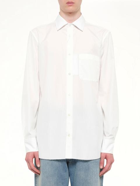 Maison Margiela Long Sleeve Shirt in Off White