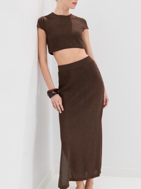 SIMKHAI Nicky Midi Skirt
