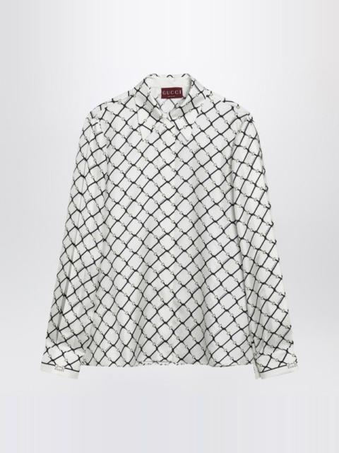 GUCCI Gucci Printed Silk Twill Shirt