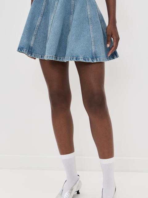 ROTATE Denim Mini Skirt