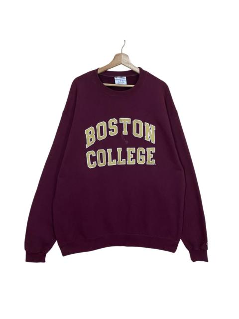 Other Designers Vintage - Boston Collage Embroidered Big Logo Crewneck Sweatshirt