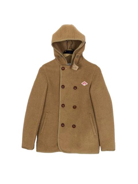 Other Designers Streetwear - Danton Wool Mossa Hooded Peacoat JD-8245 WOM Light Jacket