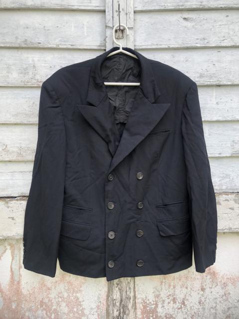 Yohji Yamamoto Vintage Distressed Y's For Men Black Blazer Jacket