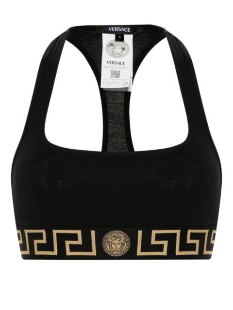 VERSACE Greca Border Scoop Bralette