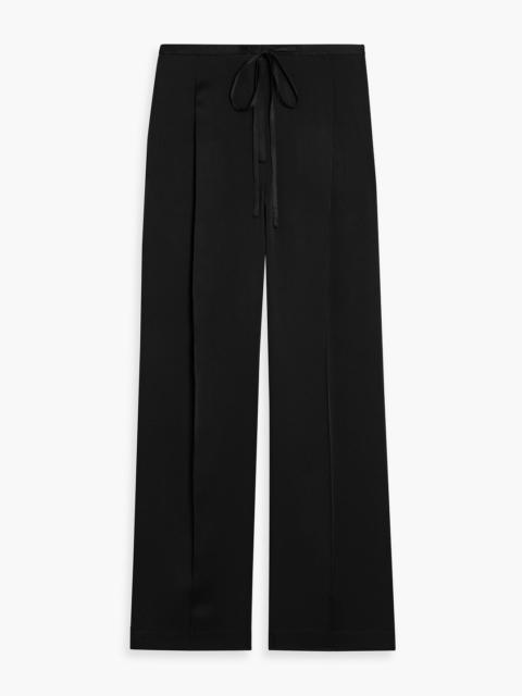 RÓHE Satin-crepe wide-leg pants