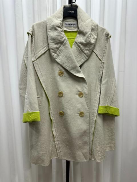 ISSEY MIYAKE Issey Miyake Green Wool Coat