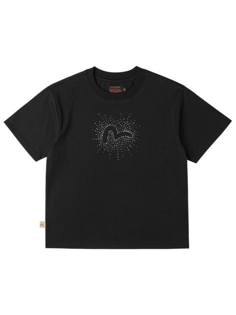 EVISU Seagaull Rhinestones T-Shirt