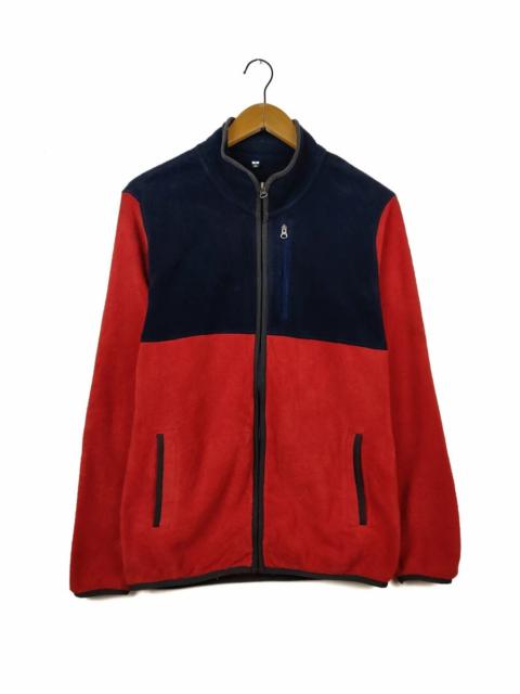 Other Designers Cross Colours - Japan Two Tone Fleece Sherpa Sweater Jacket