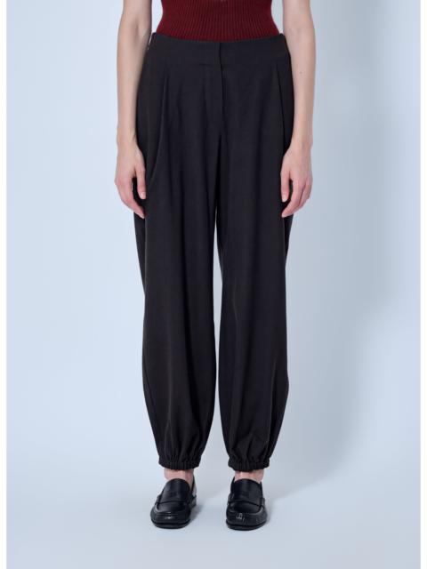 Max Mara Max Mara Women Pleated Elasticated Ankle Trousers