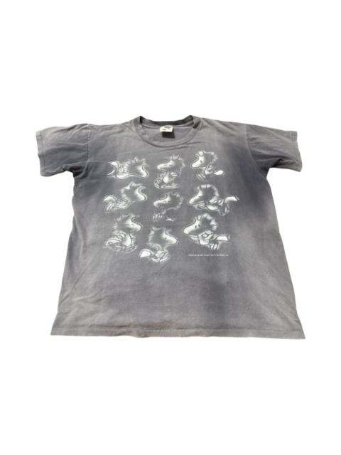 Other Designers Vintage 90s Peanuts T Shirt Smoking Fade