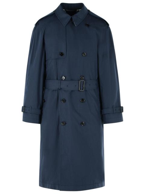 Burberry Burberry 'Highbury' Navy Polyester Blend Trench Coat Men