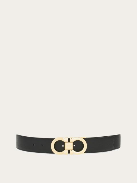 FERRAGAMO Reversible and adjustable Gancini belt