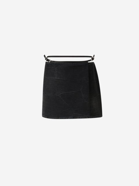 Givenchy VOYOU DENIM MINI SKIRT